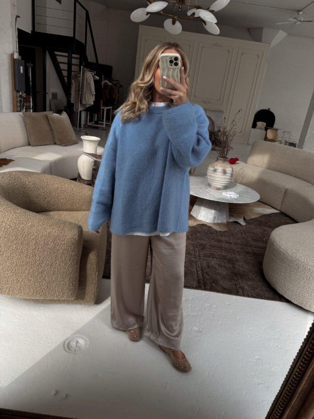 H&M Oversized Mohair-Blend Sweater